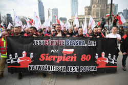 Protest rolników w Warszawie