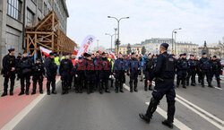 Protest rolników w Warszawie