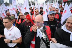 Protest rolników w Warszawie