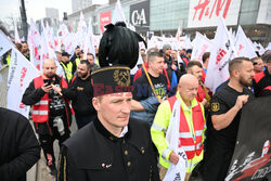 Protest rolników w Warszawie