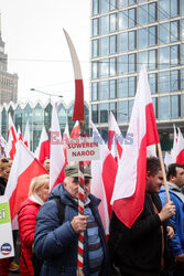 Protest rolników w Warszawie