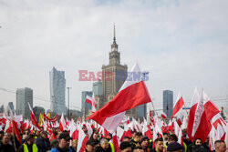 Protest rolników w Warszawie