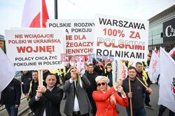 Protest rolników w Warszawie