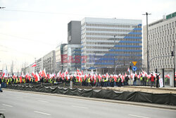 Protest rolników w Warszawie