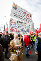 Protest rolników w Warszawie