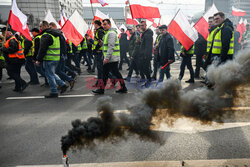 Protest rolników w Warszawie