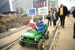 Protest rolników w Warszawie