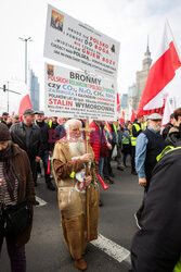 Protest rolników w Warszawie