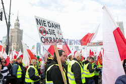 Protest rolników w Warszawie