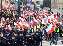 Protest rolników w Warszawie