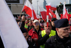 Protest rolników w Warszawie