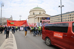 Protest rolników w Warszawie