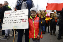 Protest rolników w Warszawie