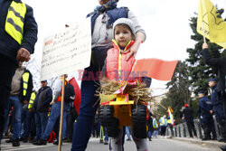 Protest rolników w Warszawie