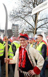 Protest rolników w Warszawie