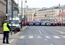 Protest rolników w Warszawie