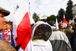 Protest rolników w Warszawie