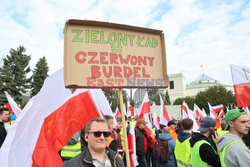 Protest rolników w Warszawie