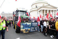 Protest rolników w Warszawie