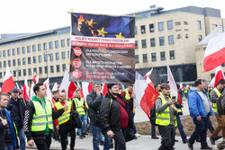 Protest rolników w Warszawie