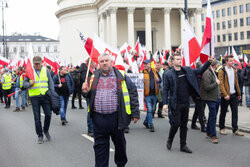 Protest rolników w Warszawie