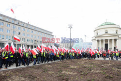 Protest rolników w Warszawie