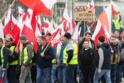 Protest rolników w Warszawie