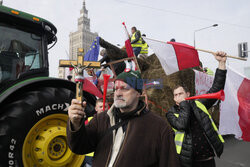 Protest rolników w Warszawie