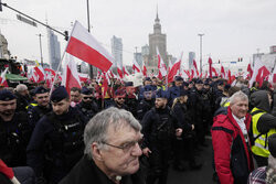 Protest rolników w Warszawie