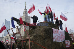 Protest rolników w Warszawie