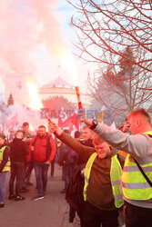 Protest rolników w Warszawie