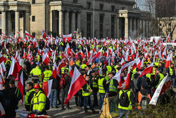 Protest rolników w Warszawie