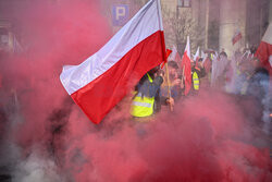 Protest rolników w Warszawie