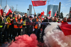 Protest rolników w Warszawie