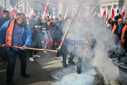 Protest rolników w Warszawie