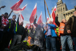 Protest rolników w Warszawie