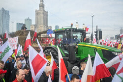 Protest rolników w Warszawie