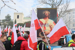 Protest rolników w Warszawie