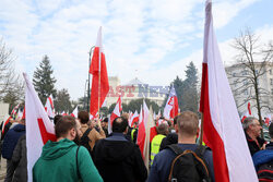 Protest rolników w Warszawie