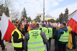 Protest rolników w Warszawie