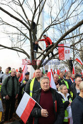 Protest rolników w Warszawie