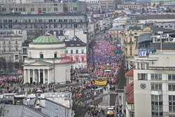 Protest rolników w Warszawie