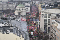 Protest rolników w Warszawie