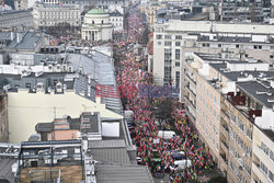 Protest rolników w Warszawie