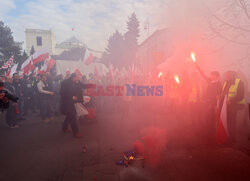 Protest rolników w Warszawie