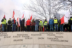 Protest rolników w Warszawie