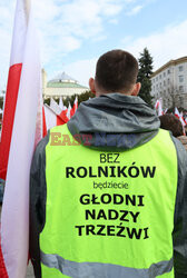 Protest rolników w Warszawie