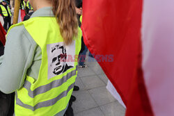 Protest rolników w Warszawie