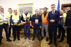 Protest rolników w Warszawie