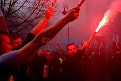 Protest rolników w Warszawie